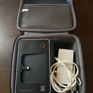 Kodak Black Photo Printer Dock with Accessories